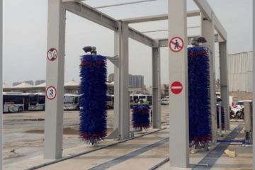 通道式大巴洗車機(jī)-360°無盲角清洗更潔凈[隆茂鑫晟]